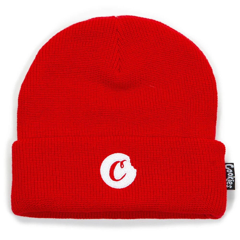5869 C-Bite Knit Beanie – Warm Winter Hat with Fold Over Cuff, Bold Logo